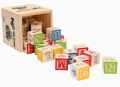 ABC Educational ABC Wood Blocks Baby In Storage Box - 48 pieces. 