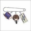 Anime BSD Bungo Stray Dogs Brooch Pin Coffee Cake Series Characters Dazai Osamu Pendant Collection Clothes Jewelry .