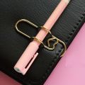 3pcs/Set Multi-functional Metal Paper Clips with Pen Holder Binder Clips School Office Learning Supplies Stationery.