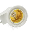 Side plug E27 lamp holder switch type straight pin plug-oblique pin with switch lamp bulb E-27 plug. 