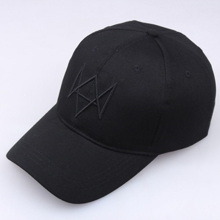 Game%20Watch%20Dog%20Baseball%20Cap%20Hip%20Hop%20Cap%20Cosplay%20Snapback%20Trucker%20Embroidery%20Sunscreen%20Hat%20Unisex%20Golf%20Cap%20-%20Image%204