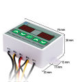 ST3012 ZFX-ST3012 12V/24V/110V-220V LED Digital Display Thermostat Dual Temperature Controller Thermometer Thermo Control. 
