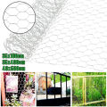Metal Wire Netting Chicken Rabbit Poultry Fence Netting Crop Protection Net Hexagonal Galvanized Mesh Farm Garden Accessories. 