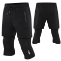 New Men Run Trouser 2 In 1 Double Layer Pant Tight Two Piece Running Training Gym Sweatpant With Pockets Running Trousers.