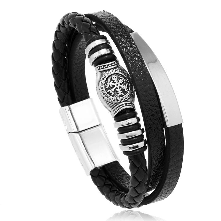 Trendy%20Leather%20Bracelets%20For%20Men%20Stainless%20Steel%20Bracelet%2021CM%20Multilayer%20Braided%20Rope%20Bracelets%20for%20Male%20Jewelry%20%20-%20Image%203
