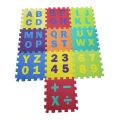 EVA Foam play Mats (ABC & 123), (11x11 inch size one Mat - 10 Mat Set) Early learning and play mat for kids and toddler, Colourful toy puzzle mat. 