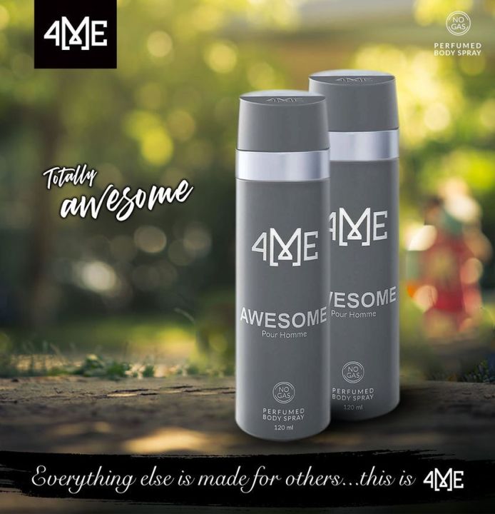 4ME Awesome Air Freshener Body Spray (120 ml)