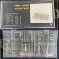 200pcs Extension Spring Set Hardware Tool Metal Steel Assorted Steel Spring Electrical Spring Set Drum Extension Tension Springs.