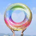 Swimming Rings Glitter Pool Foats   Children Inflatable Pool Tube Float Water Toy Swim Laps Summer Swimming Pool Beach Toys. 