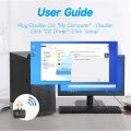 USB Bluetooth 5.4 5.3 Adapter WIreless Transmitter Receiver Audio Bluetooth For Bluetooth Adapter For Win8.1/10/11 Driver Free.