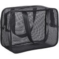 Mesh Shower Caddy Tote Bag Cosmetic Storage Bag Multifunctional Shower Bag Large Capacity Portable Toiletry Organizer.