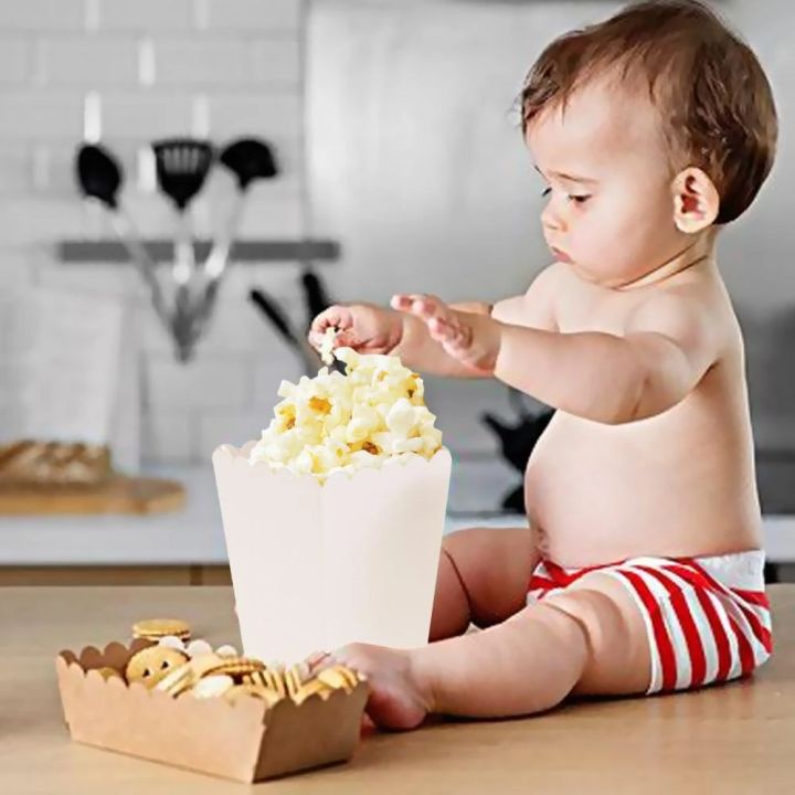 12%20Pieces%20Pure%20White%20Popcorn%20Boxes%20Container%20Birthday%20Movie%20Party%20Favors%20Favor%20Guests%20s%20Box%20Treat%20Bags%20Wedding%20Bridal%20-%20Image%202
