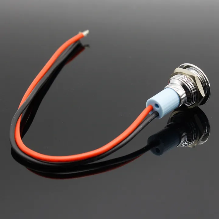 1pcs%20Signal%20light%203V%206V%2012V%2024V%20220V%2012mm%20waterproof%20metal%20flat%20circular%20indicator%20light%20with%20red,%20yellow,%20blue-green%20wires%20-%20Image%204