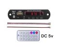 5v DC Bluetooth MP3 Player with Remote Control Audio Module Support AUX TF USB FM Radio For Car Accessory. 
