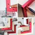 【Send from Bangkok 】 90 degree positioning squares right angle clamps, aluminum alloy L-type corner clamp woodworking Carpenter clamping tool. 