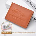 Driver's License Holder Pu Leather Cover Car Driver's License Protective Case Multi-Function Credit Card Bag. 