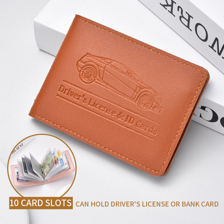 Driver's%20License%20Holder%20Pu%20Leather%20Cover%20Car%20Driver's%20License%20Protective%20Case%20Multi-Function%20Credit%20Card%20Bag%20-%20Image%207