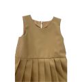 Girl School Uniform Dress Khaki Gray Royal Blue Color Children Long Dress Size 110-170. 