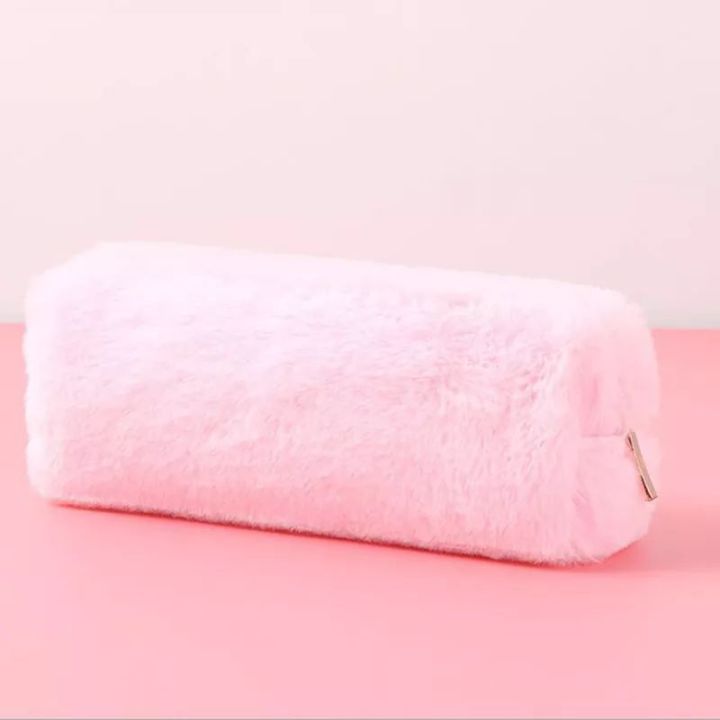 Pencil%20Case%20Pouch%20Plush%20Fluffy%20Faux%20Fur%20Korean%20Cute%20Kawaii%20School%20Stationery%20Makeup%20Pouch%20Rabbit%20Fur%20Ball%20Rainbow%20-%20Image%207
