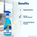 Mr. Brasso Glass & Household Cleaner Spray 500ml with Ultra Shine Formula for TV, Electronics, Fridge, Laminated Furniture, Mirror, Car Windshield. 