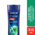 Clear Men Cooling Itch Control Anti-Dandruff Shampoo 315ml (Unilever Original). 