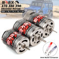 RCXAZ RC 60A ESC Brushed Motor 370 380 390 Waterproof JST/Point Plug Stainless Steel High Torque For 1/18 1/16 RC Car Crawler. 