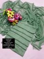 w shirt.Pure chiffon. Handmade work   With Mukesh sitara jaal work. Dupatta.Pure chiffon.   Mukesh work.  Purechiffonlm.Mi. 