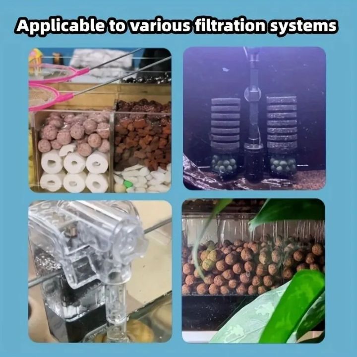 Fishbone Hollo 200g Aquarium Quartz Ball Fish Tank Filter Media Hollow Particles ...