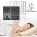 2025 New Universal Numeric Keypad For iPad Android  laptop Phone Tablet PC and 2.4G Bluetooth Keyboard Rechargeable Numpad. 