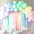 20 PCs Mixed Colors Macaron Balloons 10 Inch Pastel Rainbow Balloons Macaron Balloons Multi Color Balloons Party Decorations. 