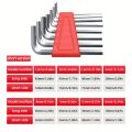 8pcs Allen Wrench Metric Wrench Inch Wrench L Wrench Size Allen Key Short Arm Tool Set Easy To Carry In The Pocket 2025. 