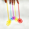 10-50 Pcs Fun Color Sticky Spider Web for Birthday Halloween Prank Horror Party  Souvenir Decorative Carnival  Pack. 
