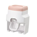 1pc Automatic Toothpaste Dispenser Creative Wall Mount and Small Toothbrush Holder Squeezer for Family Shower Bathroom.