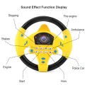Baby Eletric Simulation Steering Wheel Toys With Light Sound Kids Infant  Musical Educational Stroller Steering Wheel Vocal Toy. 