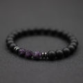 Fashion Mens Bracelet Black Onyx Stone Braclet Irregular Natural Tiger Eyes Sodalite Beaded Braslet Pulsera Hombre Accessories.