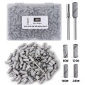 3mm Nail Sanding Bands-80/120/180/240 Grit Mini Nail Drill Bit Electric Nail File Accessory Polishing Manicure Tool 50/100pcs. 