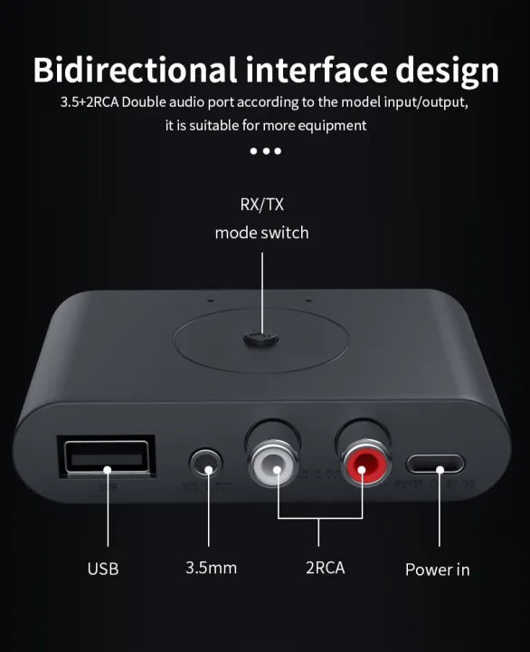 BT5.3%20Bluetooth%20Receiver%20Transmitter%20TX%20RX%20U%20Disk%20RCA%203.5mm%20AUX%20Jack%20Stereo%20Music%20Wireless%20Audio%20Adapter%20For%20Car%20Kit%20Speaker%20TV%20-%20Image%206