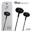 Orignal Handfree Blue Spectrum M5 100% Orignal Super Bass Earphone Universal Handfree High Sound Handfree. 