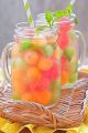 Mason Glass Jar Mug with Straw. 