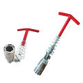 The butt-locking tee, remove the spark plug, remove the spark plug, handle, soft spark plug block (T handle) No. 14 16 21 mm. 