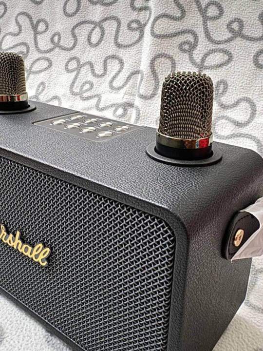 Marshall%20M28%20Karoake%20System%20Portable%20Bluetooth%20Speaker%20With%202%20Wirless%20Microphones%20-%20Image%202