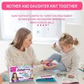 Friendship Bracelet Making Kit for Girls, DIY Friendship Bracelet Maker Set Include Braide Loom, Adjustable Pegs, Stickers. 