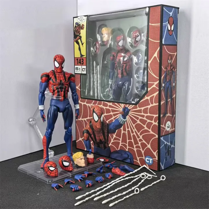 In%20Stock%20Ct%20Toys%20Spiderman%20Mafex%20143%20Ben%20Reilly%20Comic%20Ver%20The%20Amazing%20Spider-Man%20001%20Anime%20Action%20Figure%20Figurine%20Toy%20Model%20%20-%20Image%206