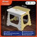2024 New Plastic Folding Stool Portable Outdoor Small Stool Household Matzah Children Study Small Stool Train Small Bench Gifts. 