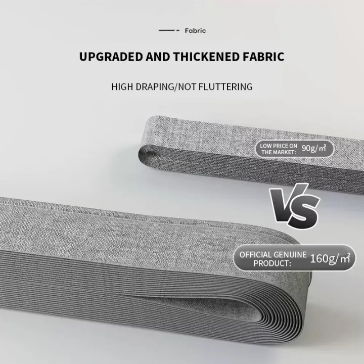 Fashionable%20Foldable%20Double-Sided%20Magnetic%20Shower%20Curtain%20Thick%20Fabric%20Home%20Decor%20Shower%20Partition%20Curtain%20for%20Bathroom%20Decor%20-%20Image%203