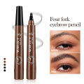 4 fork microblading eyebrow pencil waterproof eyebrow pencil natural long-lasting eyebrow makeup five colors. 