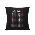 F1 Circuits Pillowcase Polyester Linen Velvet Pattern Zip Decor Throw Pillow Case Bed Cushion Cover. 