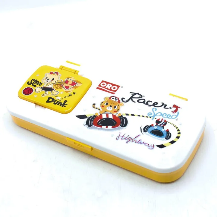 "Oro%20La%20Bello%20Fancy%20Geometry%20Box%20for%20Kids%20with%20Built-In%20Mirror%20and%20Comb%20-%20Multifunctional%20Stationery%20Storage%20Box%20in%20Cartoon%20Characters,%20Double-Sided%20Plastic%20Oro%20Geometry%20Box%20for%20School%20Students"%20-%20Image%206