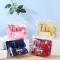 5pc/Set Travel Mini Makeup Containers – Refillable Plastic Face Cream Pots & Bottles for Cosmetics (Multicolor). 