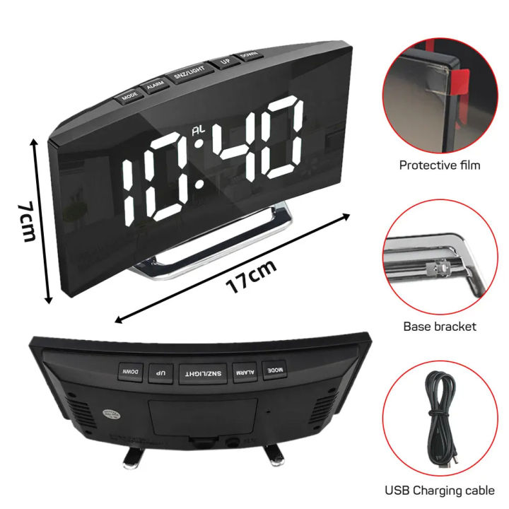 Electronic%20Alarm%20Clock%20Noiseless%20Design%20Digital%20LED%20Large%20Display%20Mirror%20Electronic%20Clock%20Digital%20Alarm%20Clock%20LED%20Mirror%20Clocks%20-%20Image%207